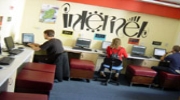The internet cafe at Backpackers Hotel Piccadilly