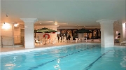 The swimming pool at Britannia International Hotel Docklands