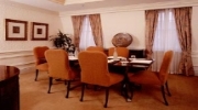 A dining room at Landmark Hotel