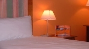A typical bedroom at Comfort Inn London